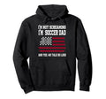 Im Not Screaming Im Soccer Dad Soccer Hoodie - Trendy Graphic Men Women - T-Shirt, Sweatshirt, Hoodie