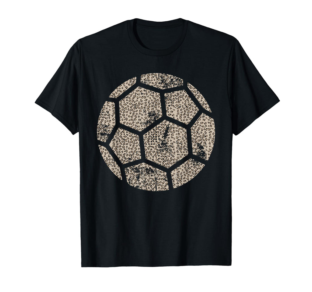 Leopard Soccer Lover Soccer Mom Mama T-Shirt - Novelty Apparel for Adults - T-Shirt, Sweatshirt, Hoodie