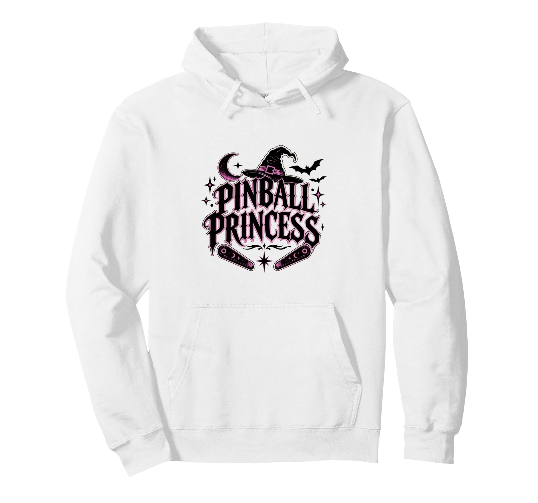 Pinball Princess Machines Funny Arcade Hoodie - Novelty Apparel Men Women - T-Shirt, Sweatshirt, Hoodie