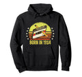 Born 1984 Cassette Tape Pencil Rewind Hoodie - Aesthetic Graphic for Adults - T-Shirt, Sweatshirt, Hoodie