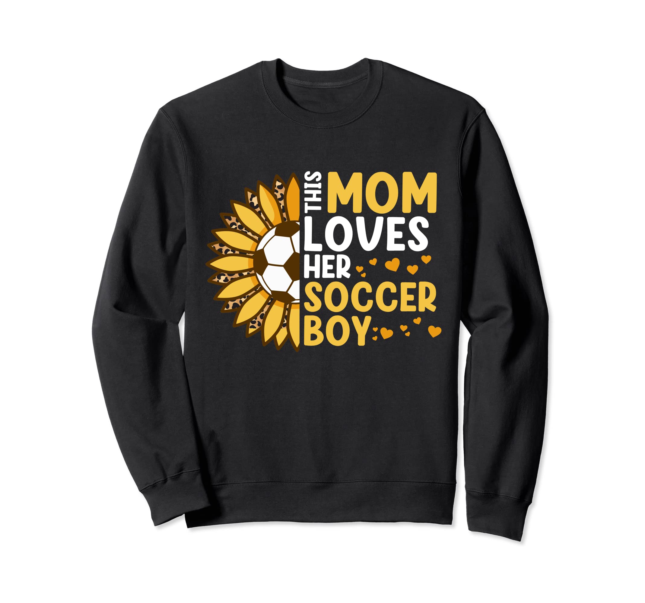 Mom Loves Soccer Sports Player Sweatshirt - Graphic Print Men Women - T-Shirt, Sweatshirt, Hoodie