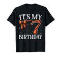 Its My 7 Birthday Seven Basketball T-Shirt - Unique Graphic for Adults - T-Shirt, Sweatshirt, Hoodie