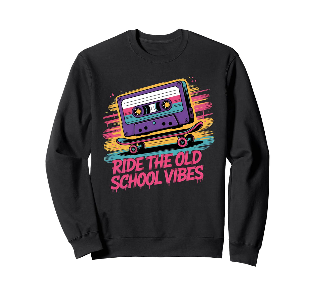 Mix Tape 80S 90S Skateboard Cassette Sweatshirt - Minimalist Print Unisex - T-Shirt, Sweatshirt, Hoodie
