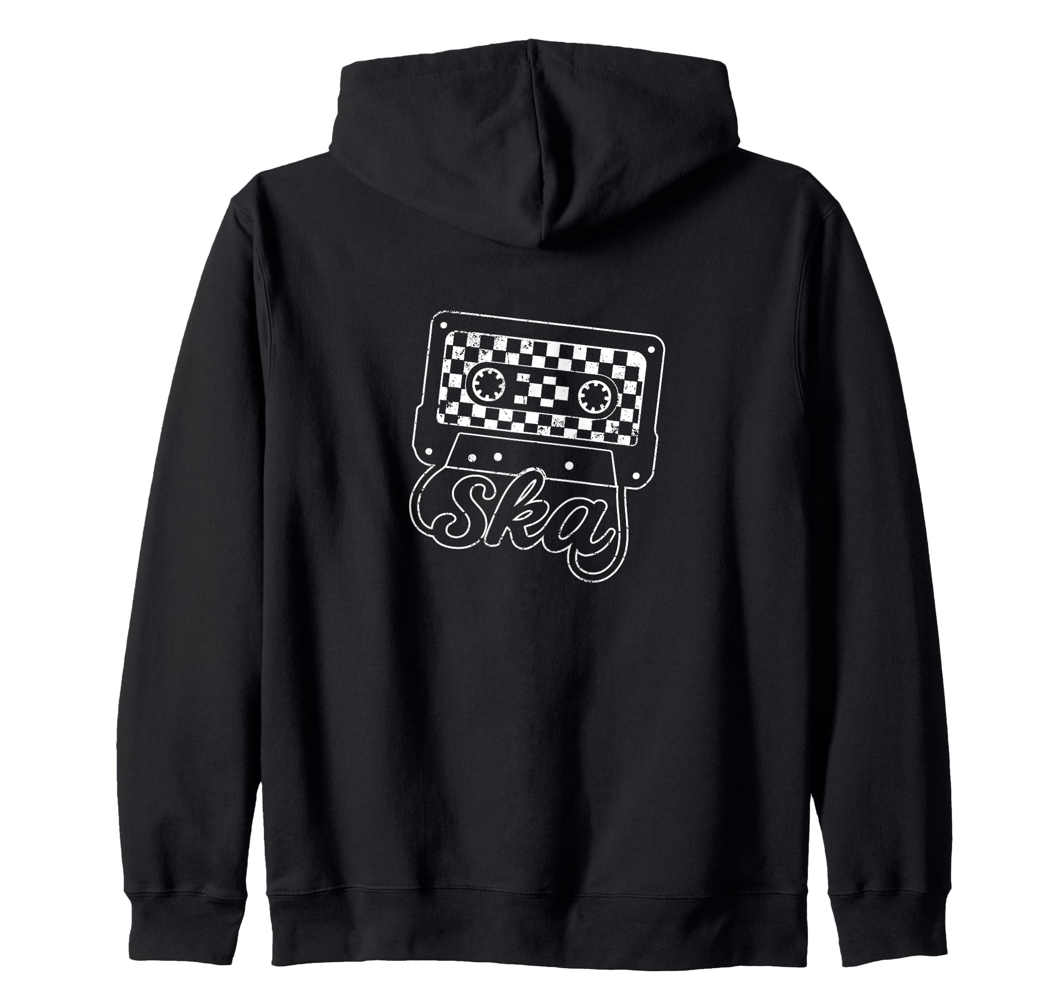 Checker Tape Ska Cassette Mixtape Two Tone T-Shirt - Graphic Print Unisex - T-Shirt, Sweatshirt, Hoodie