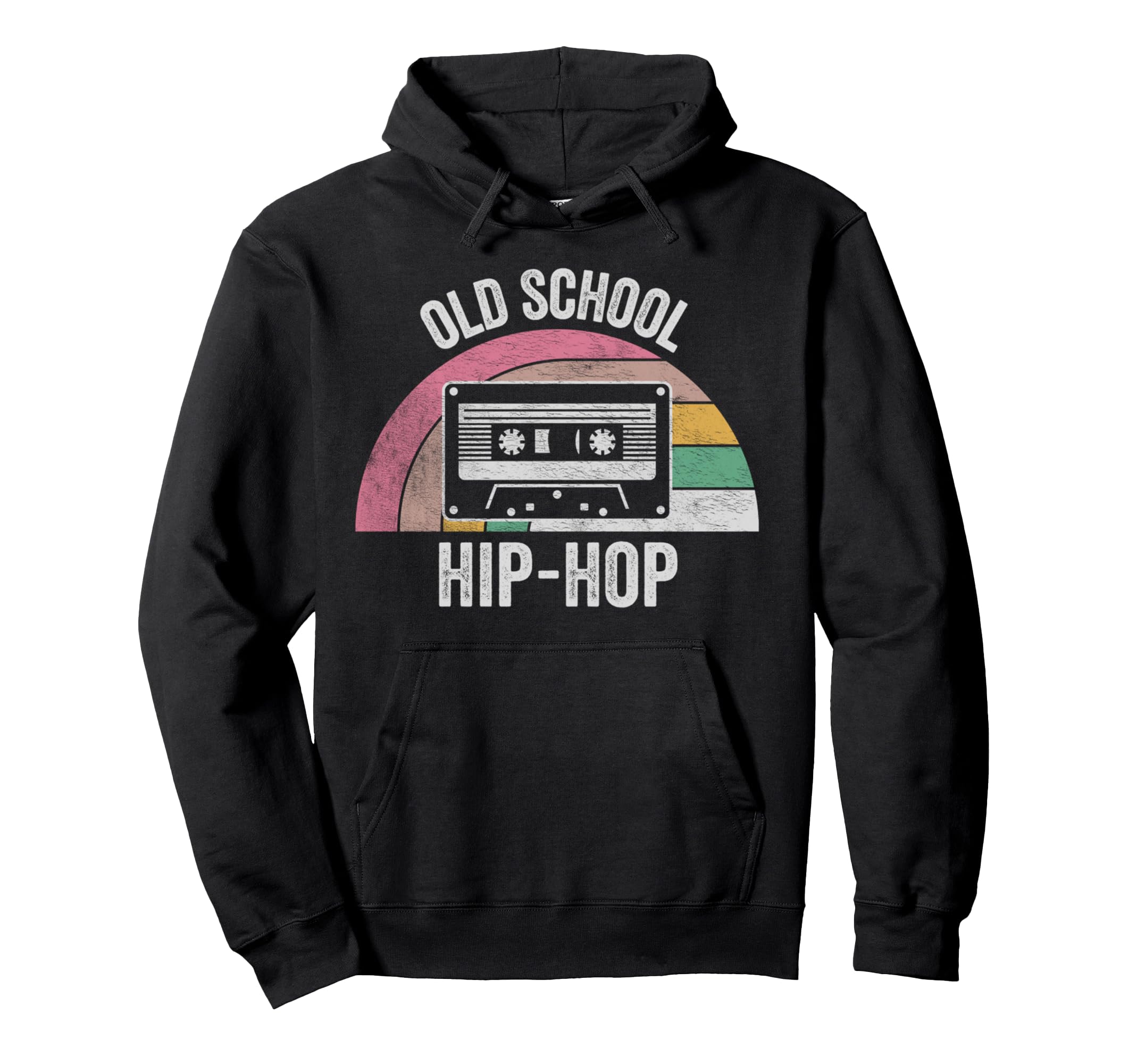 Old School Hip Hop Cassette Tape Hoodie - Trendy Graphic Men Women - T-Shirt, Sweatshirt, Hoodie