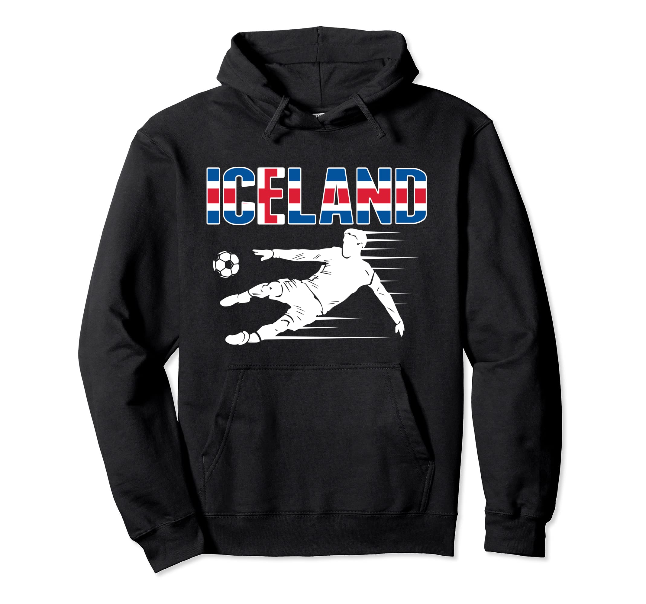 Iceland Soccer Fans Jersey Icelandic Hoodie - Custom Art Print Unisex - T-Shirt, Sweatshirt, Hoodie