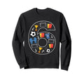 6Th Birthday 6 Year Old Football Sweatshirt - Streetwear Style Unisex - T-Shirt, Sweatshirt, Hoodie