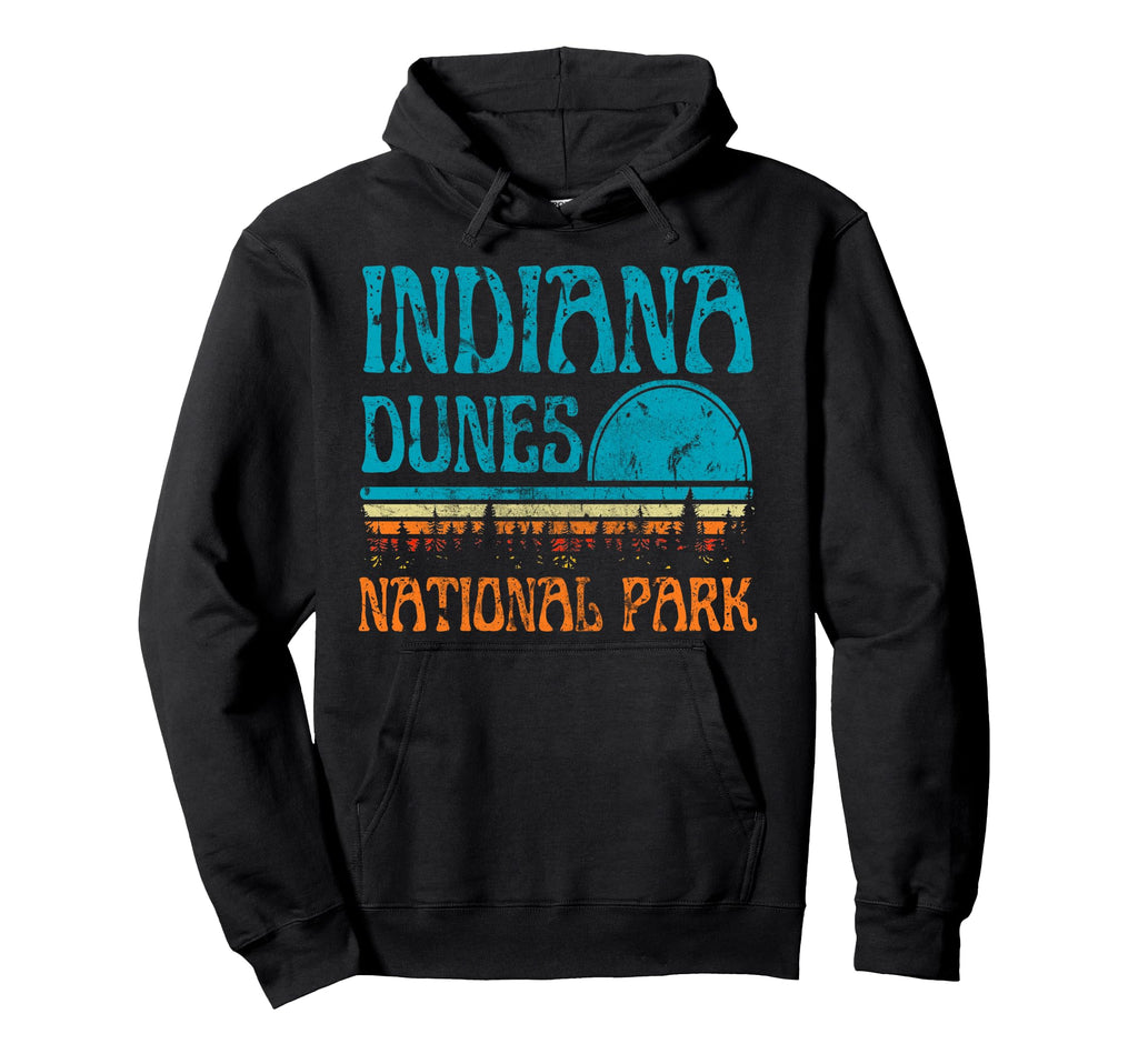 Indiana Dunes National Park Lake Hoodie - Custom Art Print Men Women - T-Shirt, Sweatshirt, Hoodie