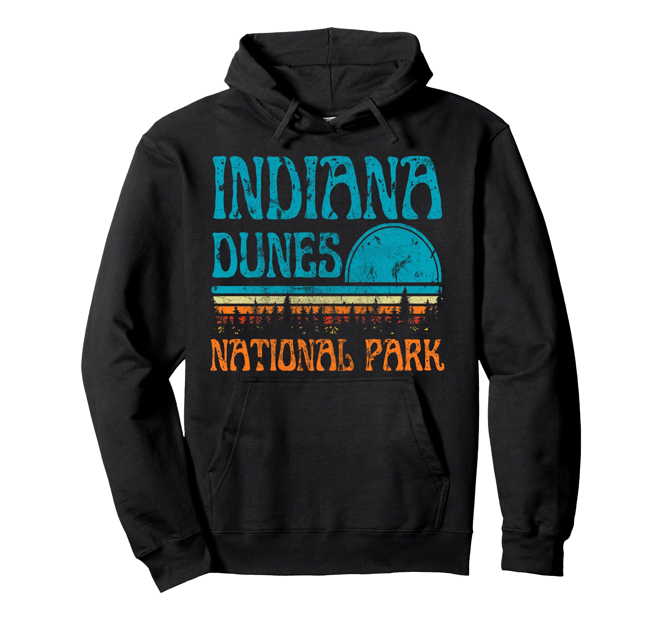 Indiana Dunes National Park Lake Hoodie - Custom Art Print Men Women - T-Shirt, Sweatshirt, Hoodie
