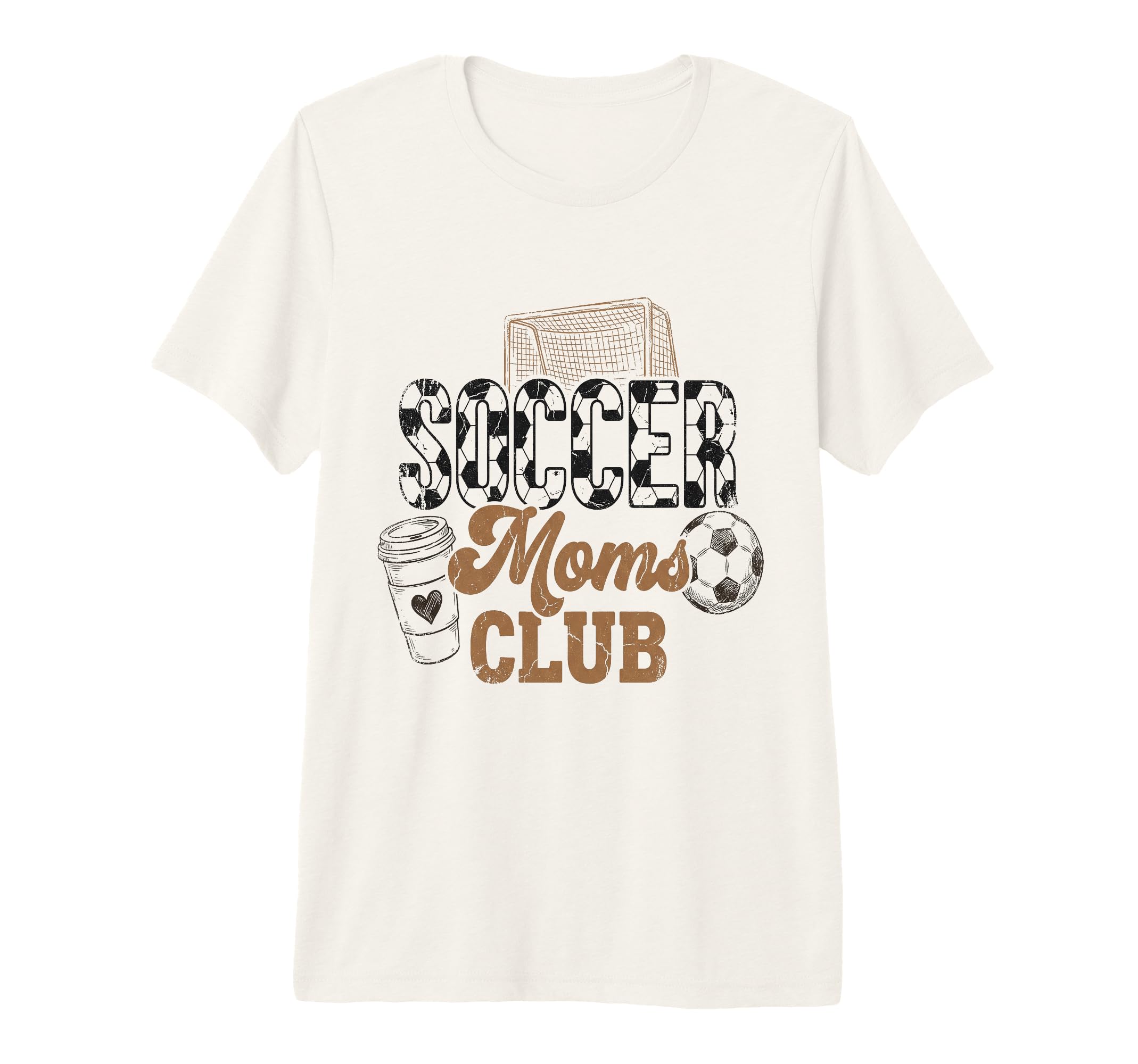 Soccer Moms Club Mama Coffee Mothers T-Shirt - Casual Everyday Wear Unisex - T-Shirt, Sweatshirt, Hoodie