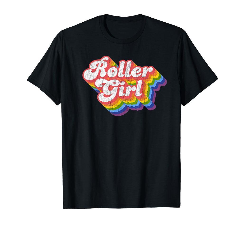 70S Disco Rainbow Roller Roller T-Shirt - Fun Novelty Design Men Women - T-Shirt, Sweatshirt, Hoodie