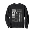 Old School Hip Hop Rap Music Beat Maker Sweatshirt - Graphic Print Unisex - T-Shirt, Sweatshirt, Hoodie