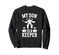 My Son Is Hockey Keeper Mom Hockey Sweatshirt - Custom Art Print Unisex - T-Shirt, Sweatshirt, Hoodie