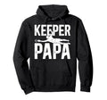 Soccer Keeper Papa Soccer Goalie Papa Hoodie - Novelty Apparel Unisex - T-Shirt, Sweatshirt, Hoodie