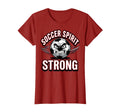Soccer Spirit Strong T-Shirt - Minimalist Print Unisex - T-Shirt, Sweatshirt, Hoodie