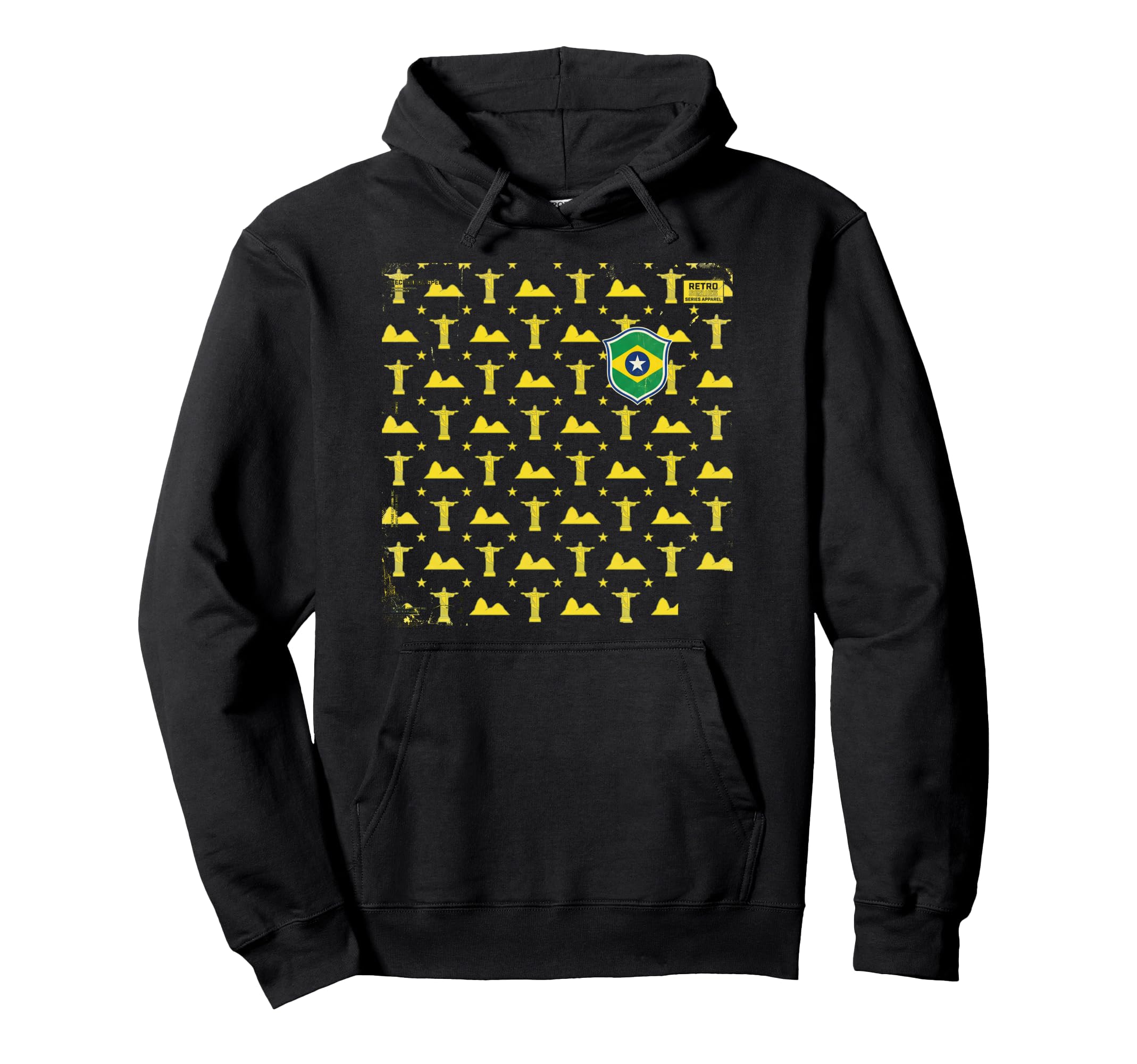 Brazil Gift Flag Brazilian Fan Samba Brasil Hoodie - Trendy Graphic Unisex - T-Shirt, Sweatshirt, Hoodie