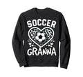 Soccer Granna Leopard Heart Granna Sweatshirt - Novelty Apparel Unisex - T-Shirt, Sweatshirt, Hoodie