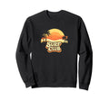 Surf Club Sunset Palm Trees Sweatshirt - Unique Graphic Unisex - T-Shirt, Sweatshirt, Hoodie