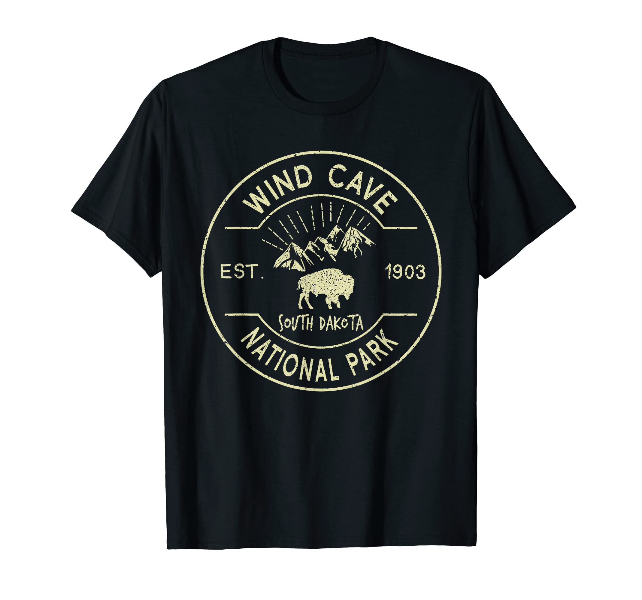 Wind Cave National Park Camping South T-Shirt - Trendy Graphic Men Women - T-Shirt, Sweatshirt, Hoodie