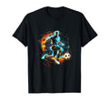 Soccer Player Lightning Sport Player T-Shirt - Unique Graphic Unisex - T-Shirt, Sweatshirt, Hoodie
