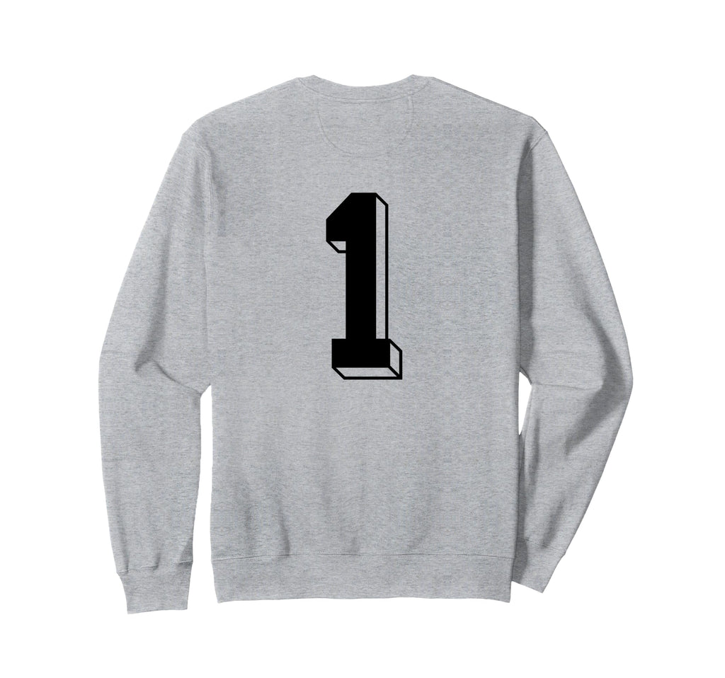 Number 1 Backside 80S 90S Team Sweatshirt - Aesthetic Graphic for Adults - T-Shirt, Sweatshirt, Hoodie