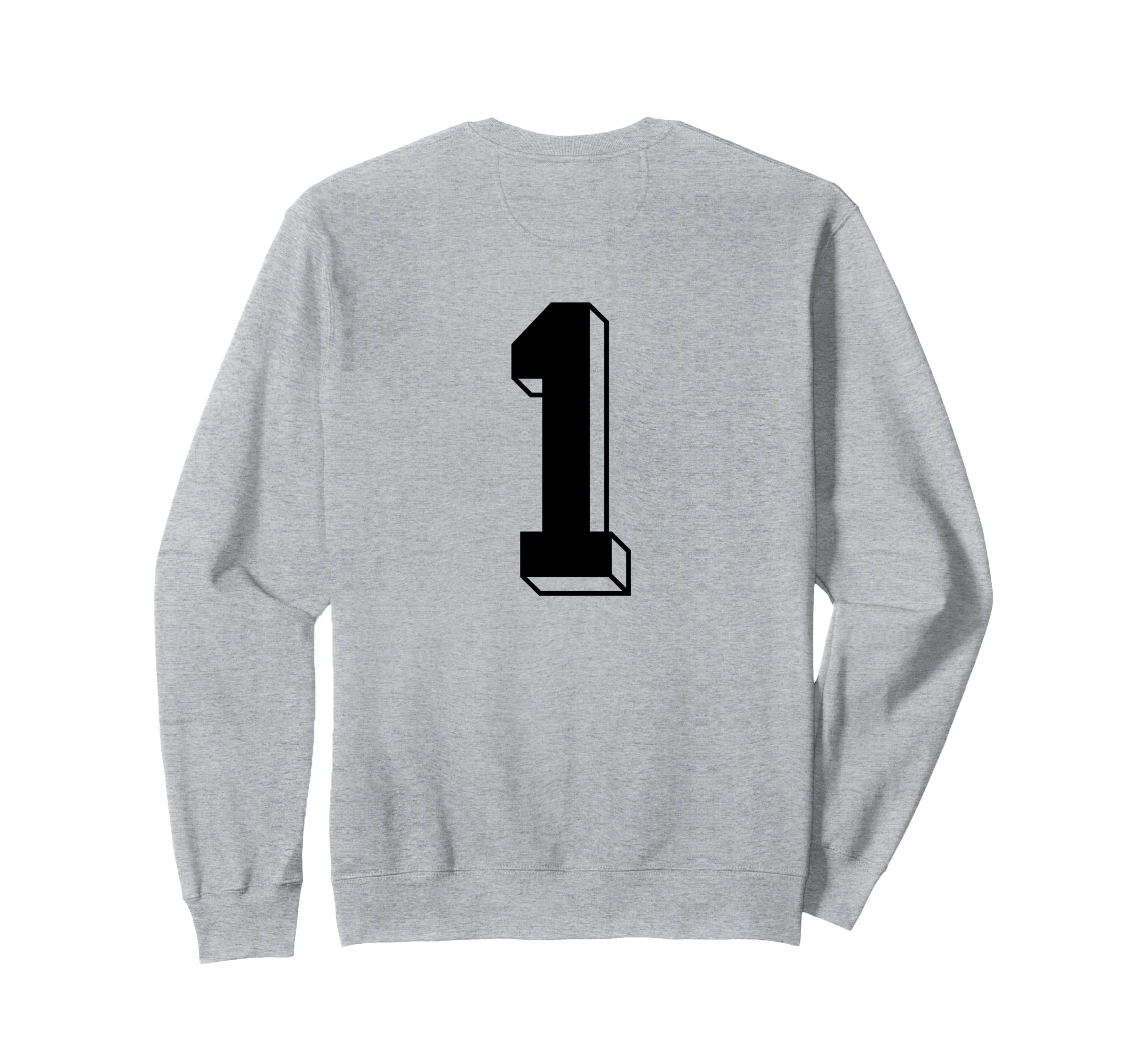 Number 1 Backside 80S 90S Team Sweatshirt - Aesthetic Graphic for Adults - T-Shirt, Sweatshirt, Hoodie
