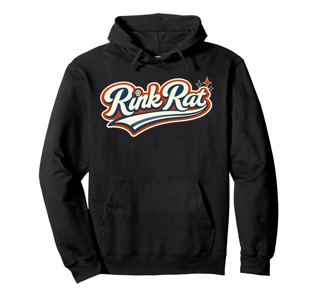 Rink Rat Roller Derby Rollerskater Hoodie - Unique Graphic for Adults - T-Shirt, Sweatshirt, Hoodie