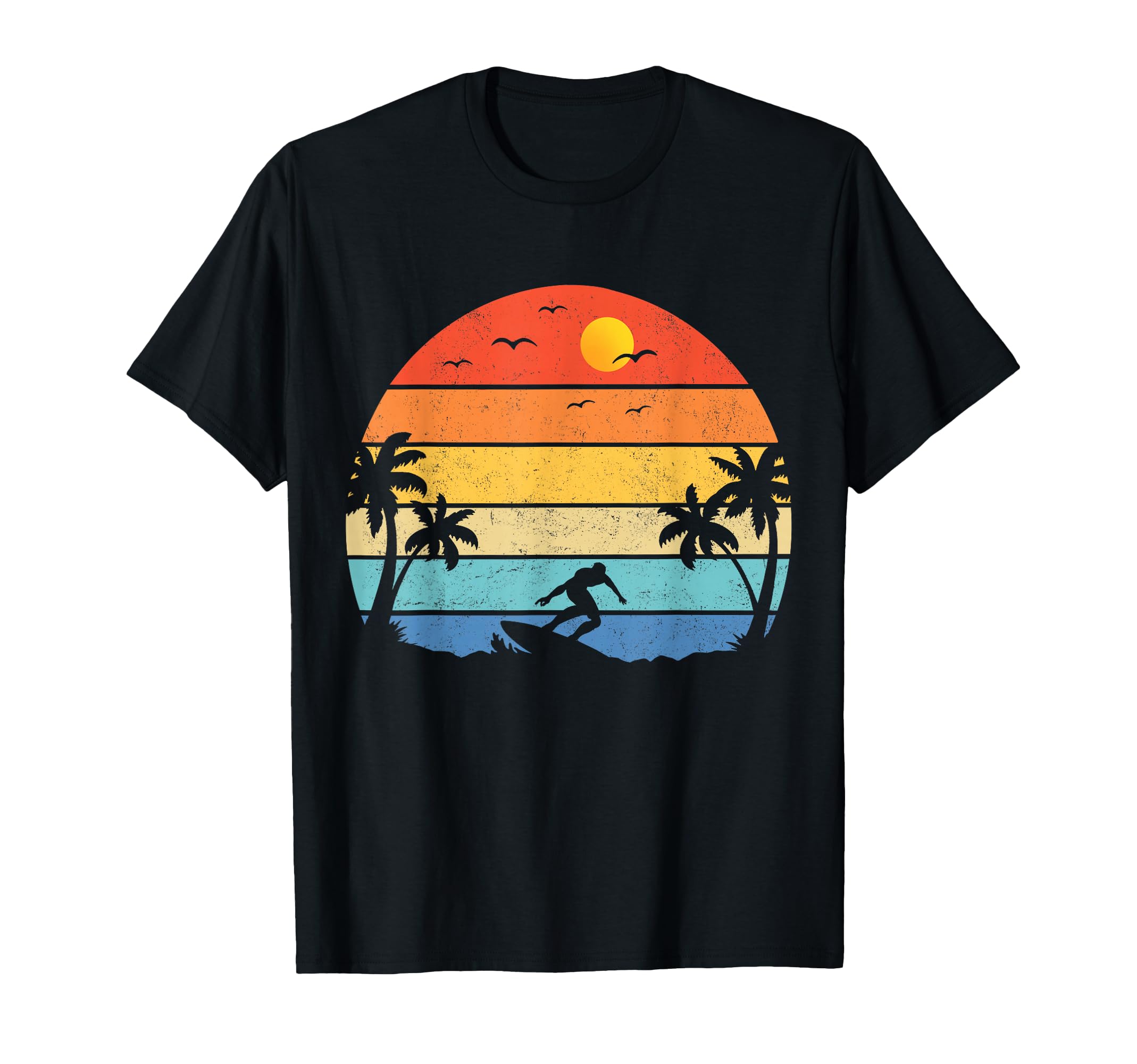 Surfer Surfing Beach Surf T-Shirt - Aesthetic Graphic for Adults - T-Shirt, Sweatshirt, Hoodie