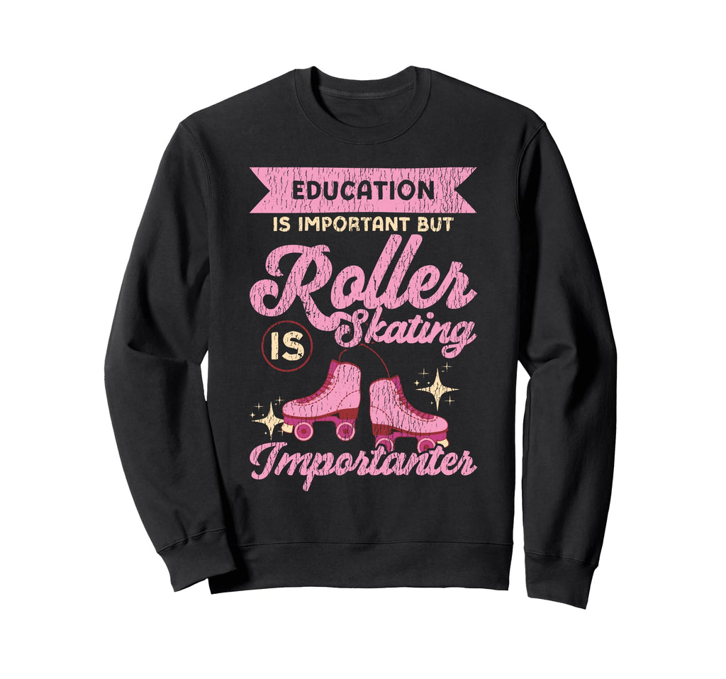 Roller Skating Skate 1970S Education Sweatshirt - Graphic Print Men Women - T-Shirt, Sweatshirt, Hoodie