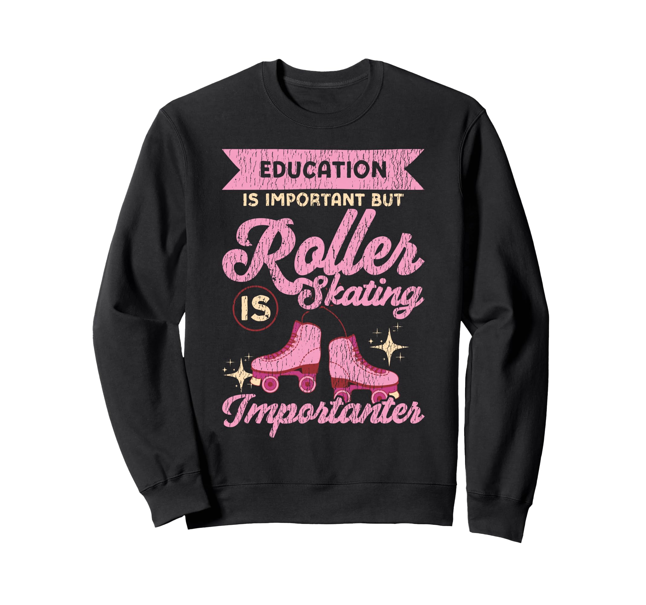 Roller Skating Skate 1970S Education Sweatshirt - Graphic Print Men Women - T-Shirt, Sweatshirt, Hoodie