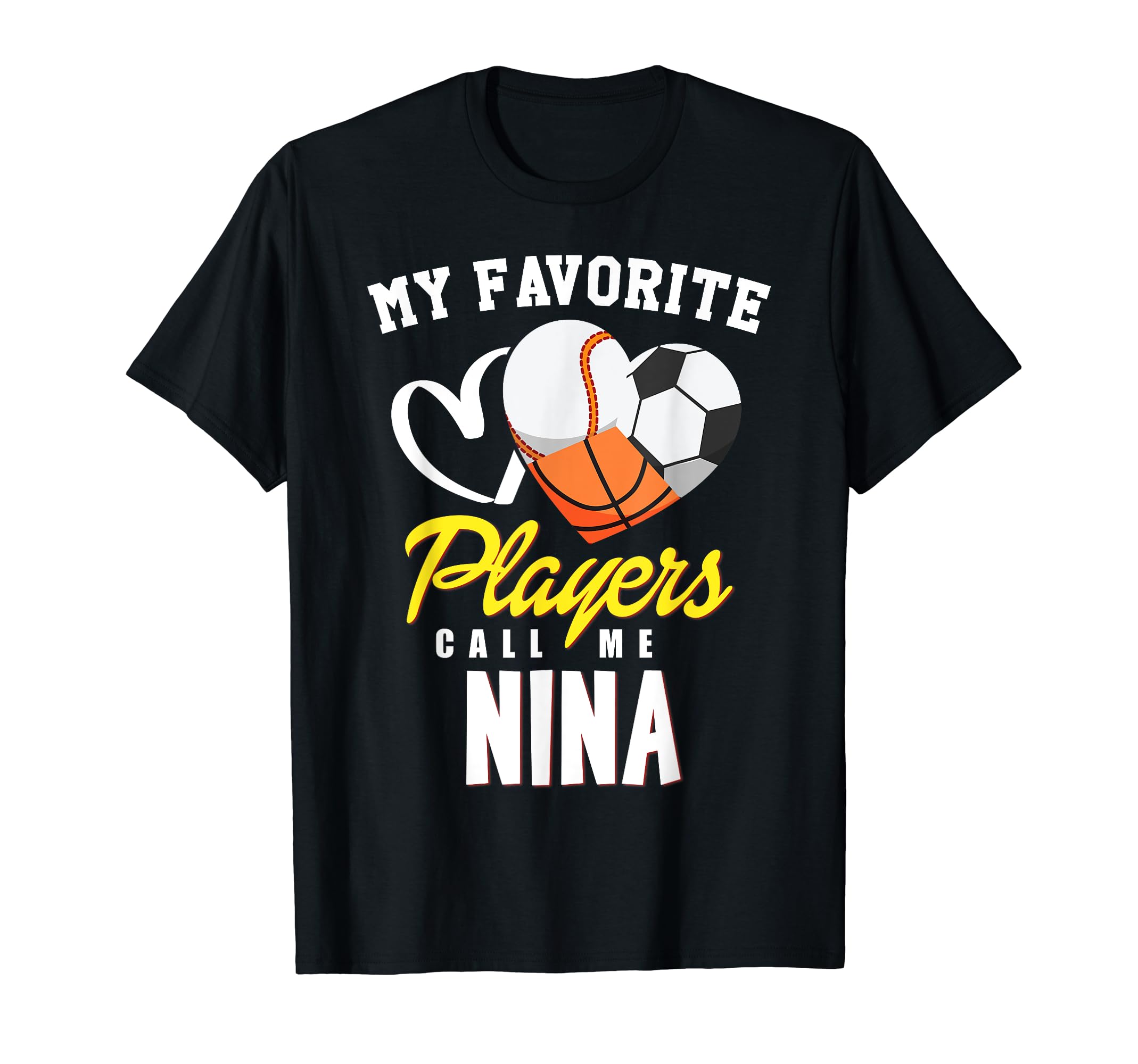 My Favorite Players Baseball Soccer T-Shirt - Minimalist Print Men Women - T-Shirt, Sweatshirt, Hoodie
