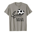 Soccer Nana Womens Grandma Gift T-Shirt - Aesthetic Graphic Unisex - T-Shirt, Sweatshirt, Hoodie