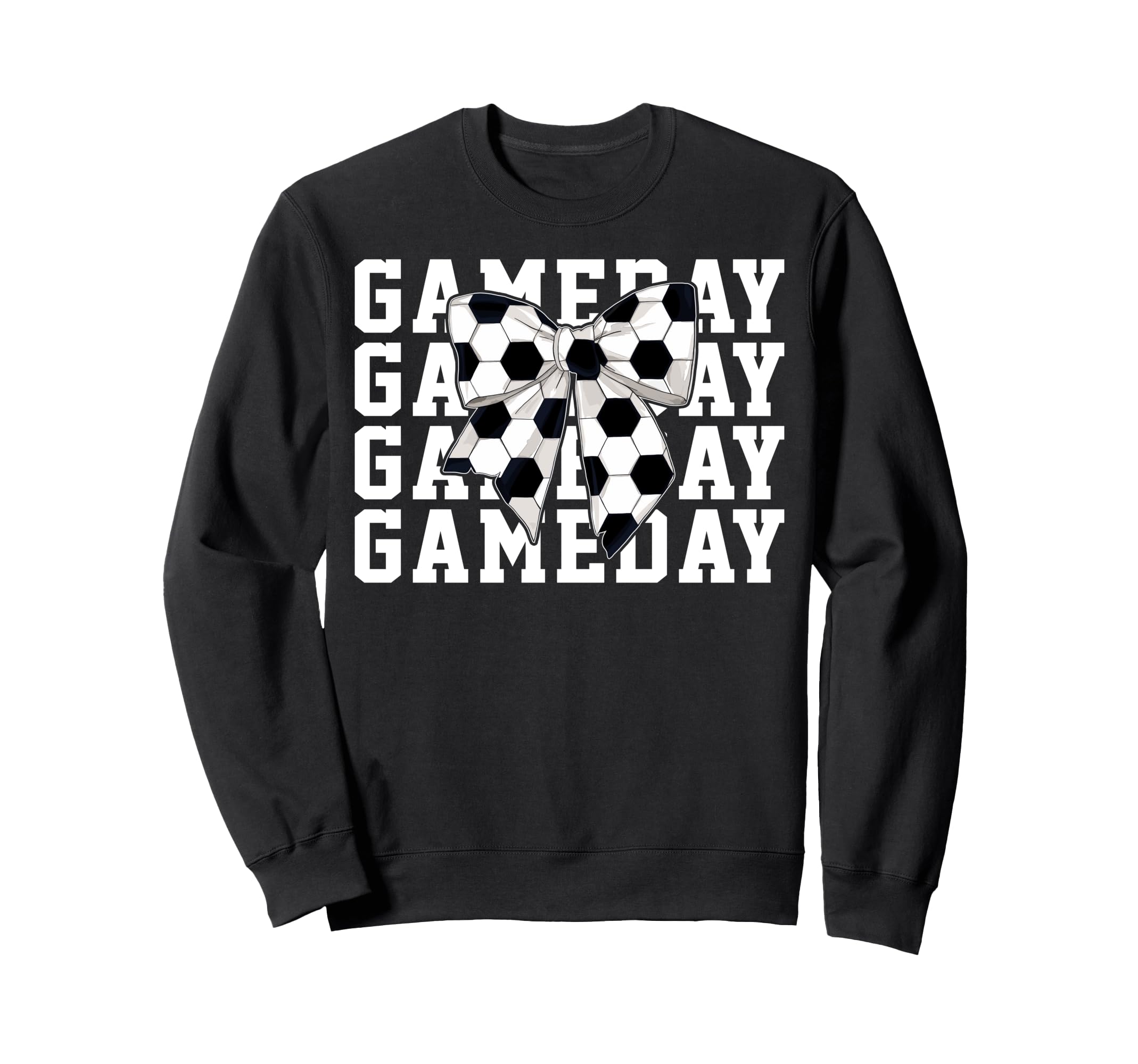 Soccer Lover Coquette Bow Game Sweatshirt - Aesthetic Graphic for Adults - T-Shirt, Sweatshirt, Hoodie