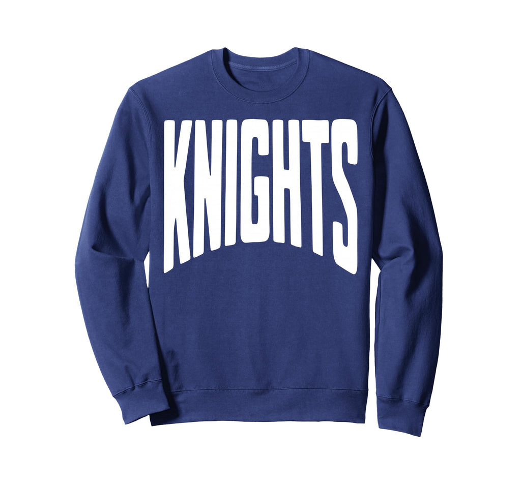 Knights Team Mascot School Sweatshirt - Aesthetic Graphic for Adults - T-Shirt, Sweatshirt, Hoodie