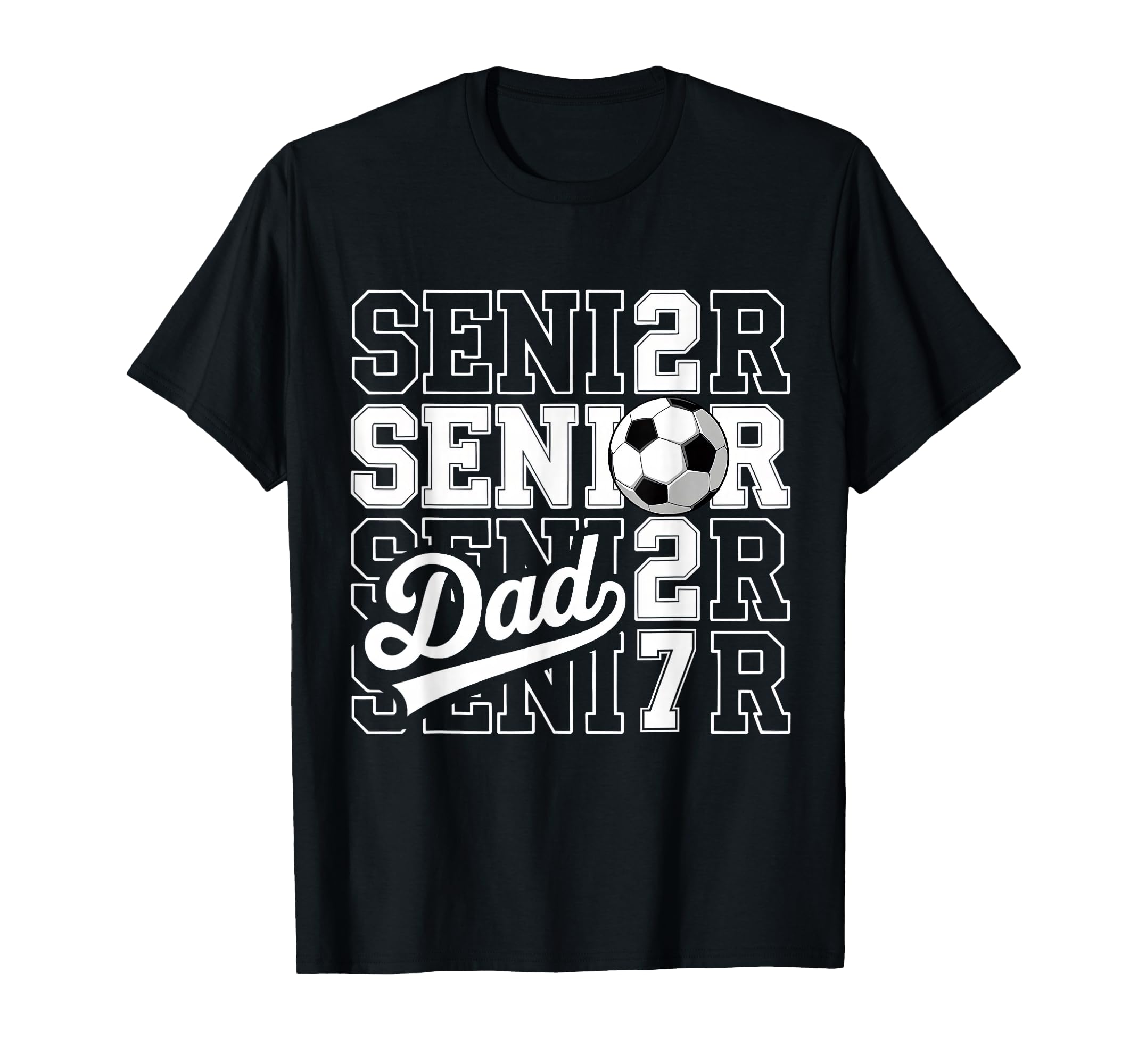 Proud Dad 2027 Senior Graduate Soccer T-Shirt - Trendy Graphic Men Women - T-Shirt, Sweatshirt, Hoodie