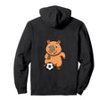 Soccer Capybara Cartoon Funny Water Pig Hoodie - Novelty Apparel Men Women - T-Shirt, Sweatshirt, Hoodie