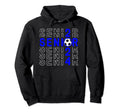 Senior Class 2024 Graduation 2024 Blue Hoodie - Fun Novelty Design Unisex - T-Shirt, Sweatshirt, Hoodie