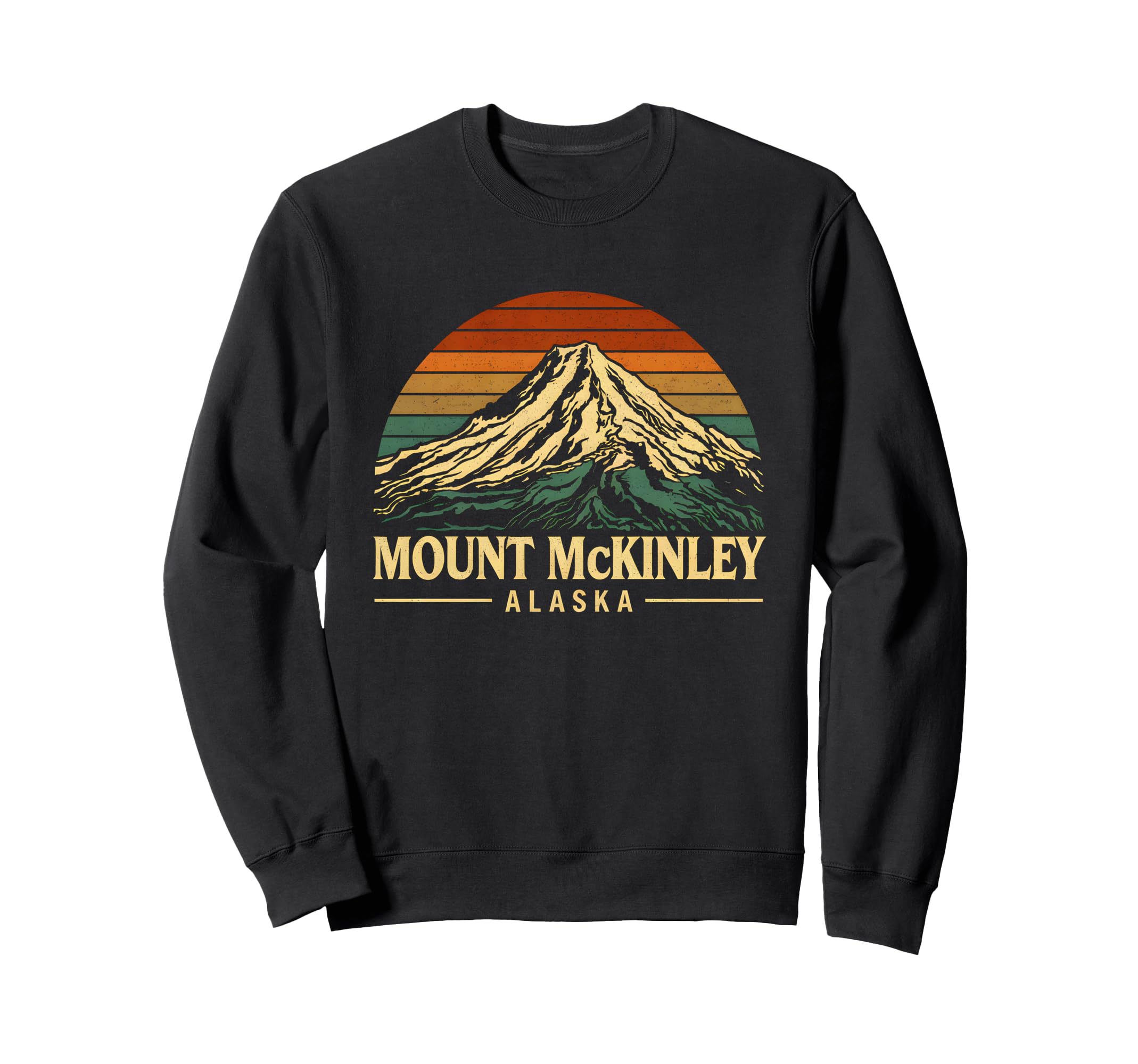 Mount Mckinley National Park Alaska Sweatshirt - Graphic Print for Adults - T-Shirt, Sweatshirt, Hoodie