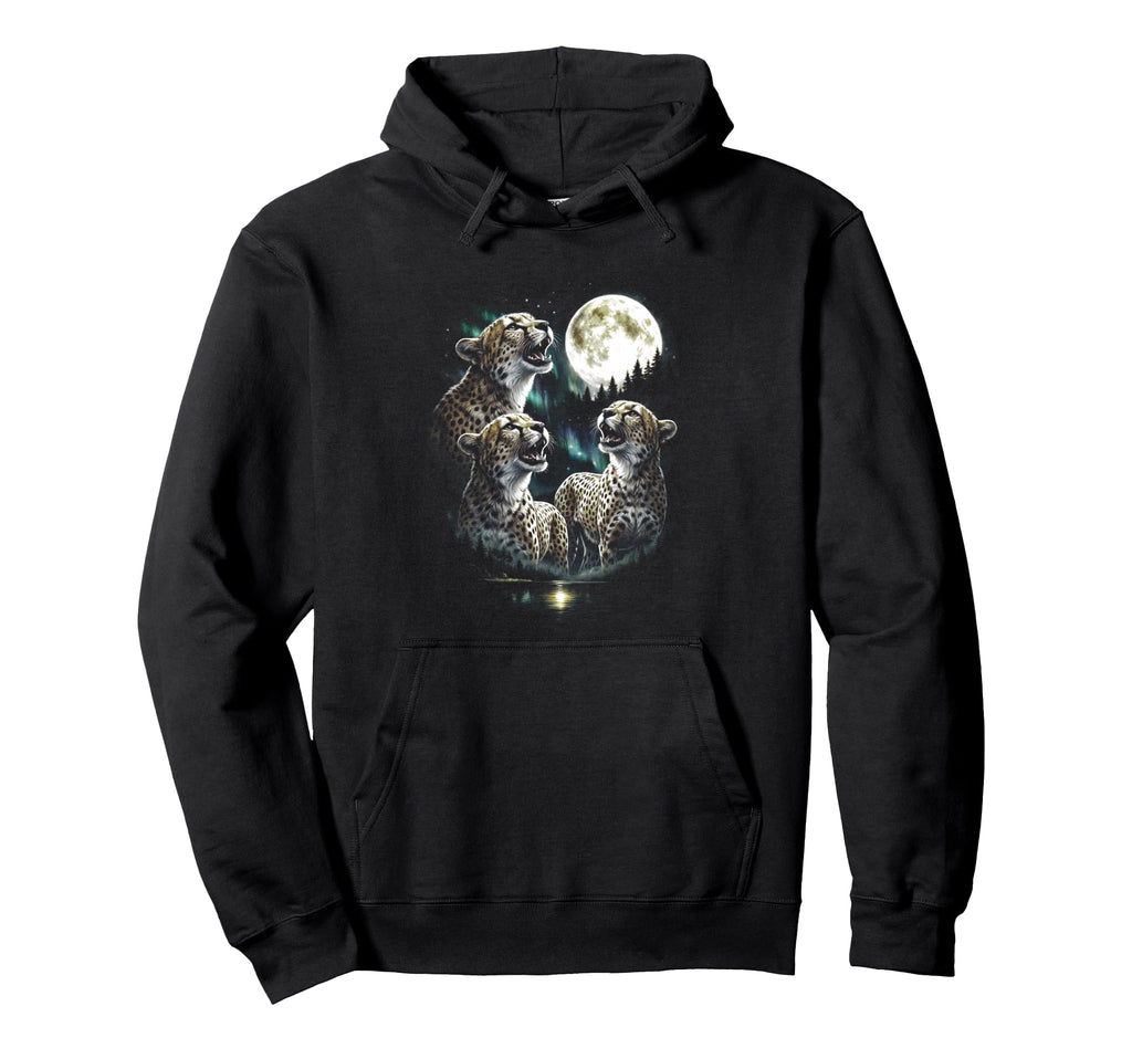 Howling 3 Cheetah To Moon 90S Hoodie - Custom Art Print Unisex - T-Shirt, Sweatshirt, Hoodie
