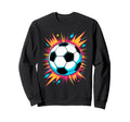Arcade Soccer Ball Sweatshirt - Aesthetic Graphic Unisex - T-Shirt, Sweatshirt, Hoodie