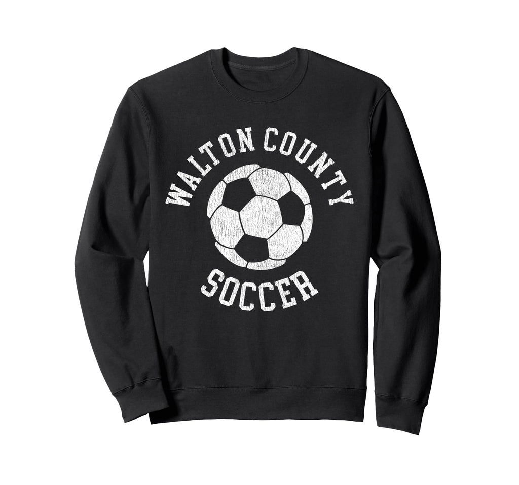 Walton County Soccer Distressed 90S Sweatshirt - Trendy Graphic Men Women - T-Shirt, Sweatshirt, Hoodie