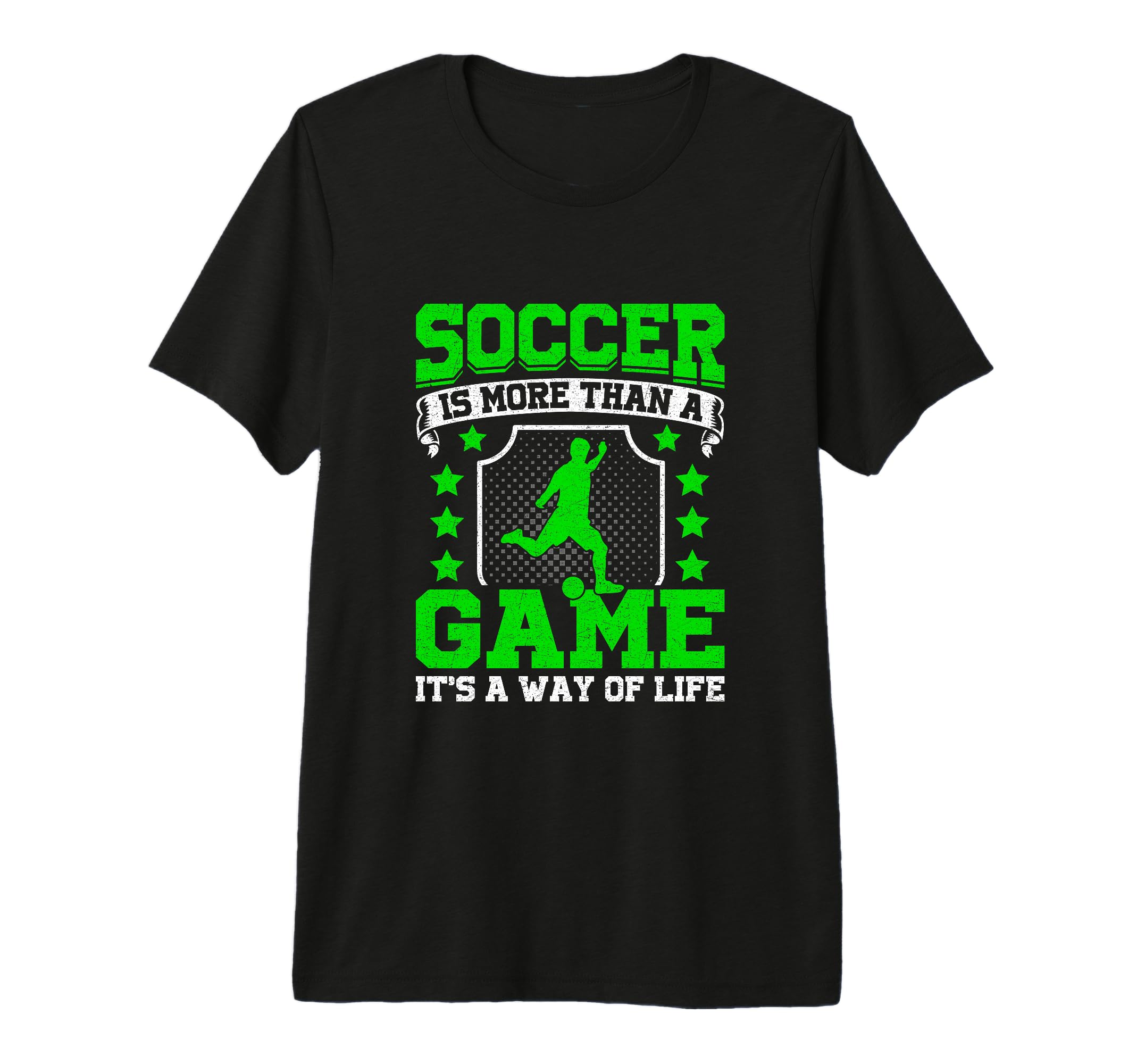 Soccer Is More Than Game Its Way Life Tri T-Shirt - Unique Graphic Unisex - T-Shirt, Sweatshirt, Hoodie
