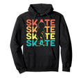Roller Skating Skate 1970S Black Afro Skate Hoodie - Trendy Graphic Unisex - T-Shirt, Sweatshirt, Hoodie