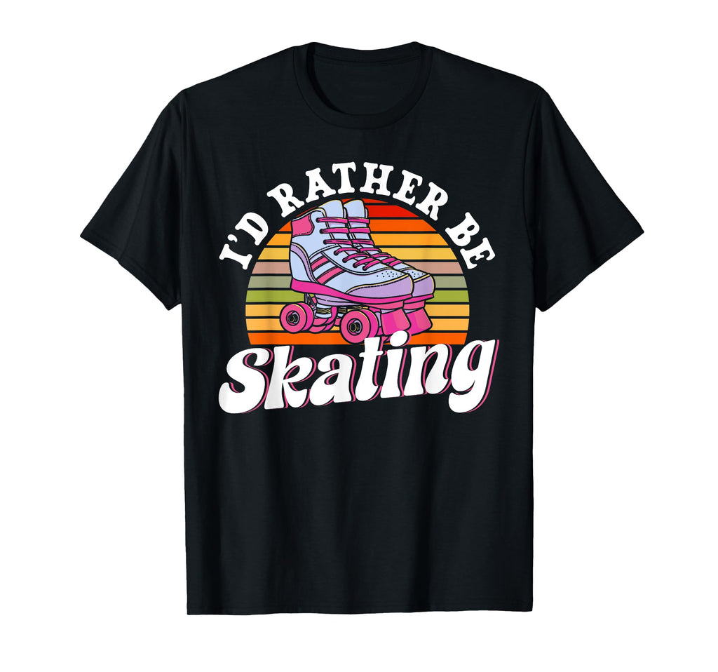 Roller Skating Skate 1970S Id T-Shirt - Casual Everyday Wear Men Women - T-Shirt, Sweatshirt, Hoodie