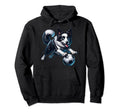 Border Collie Soccer Champion Fan Hoodie - Fun Novelty Design Men Women - T-Shirt, Sweatshirt, Hoodie