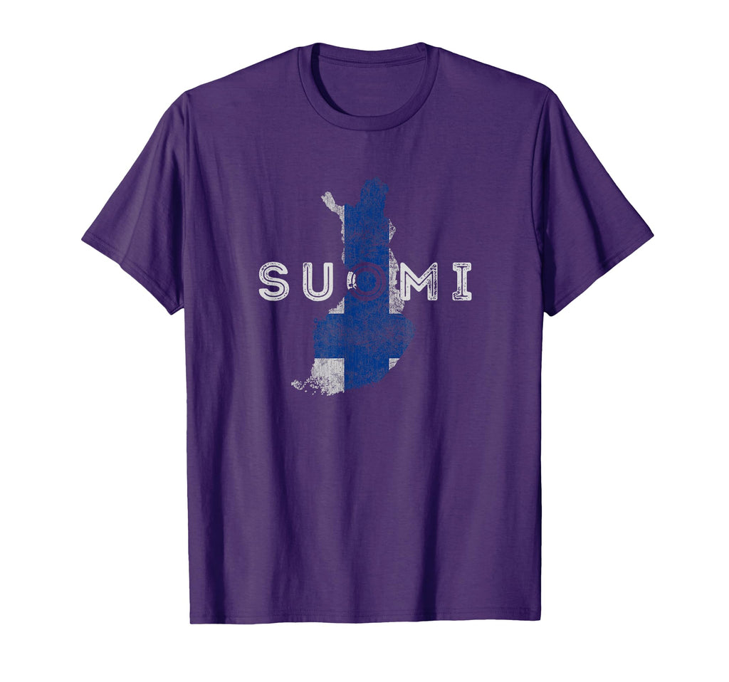 Finnish Map And Flag Souvenir T-Shirt - Streetwear Style for Adults - T-Shirt, Sweatshirt, Hoodie