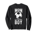 Mom Birthday Soccer Birthday Mom Sweatshirt - Aesthetic Graphic for Adults - T-Shirt, Sweatshirt, Hoodie