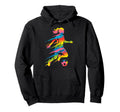 Colorful Funny Soccer Fan Dad Mom Hoodie - Minimalist Print for Adults - T-Shirt, Sweatshirt, Hoodie
