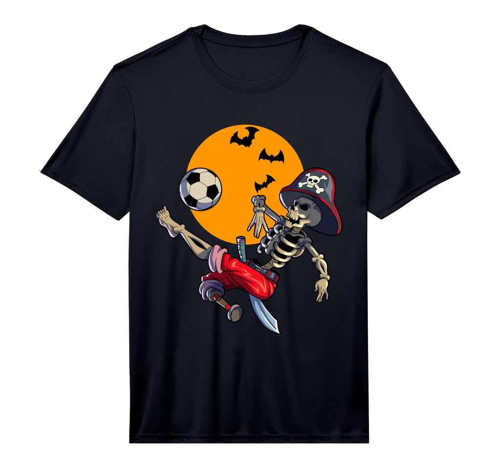 Soccer Skeleton Halloween Soccer T-Shirt - Casual Everyday Wear Men Women - T-Shirt, Sweatshirt, Hoodie
