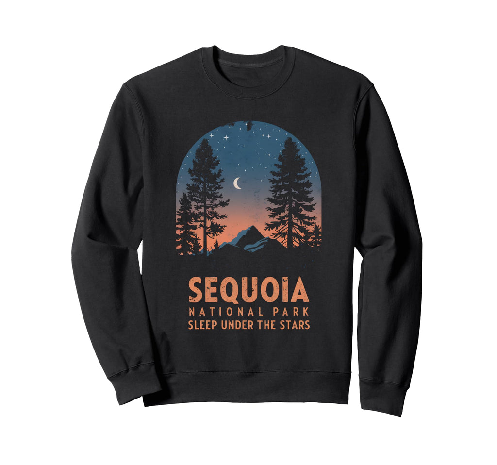 Sequoia National Park Nightlife Sweatshirt - Unique Graphic Men Women - T-Shirt, Sweatshirt, Hoodie